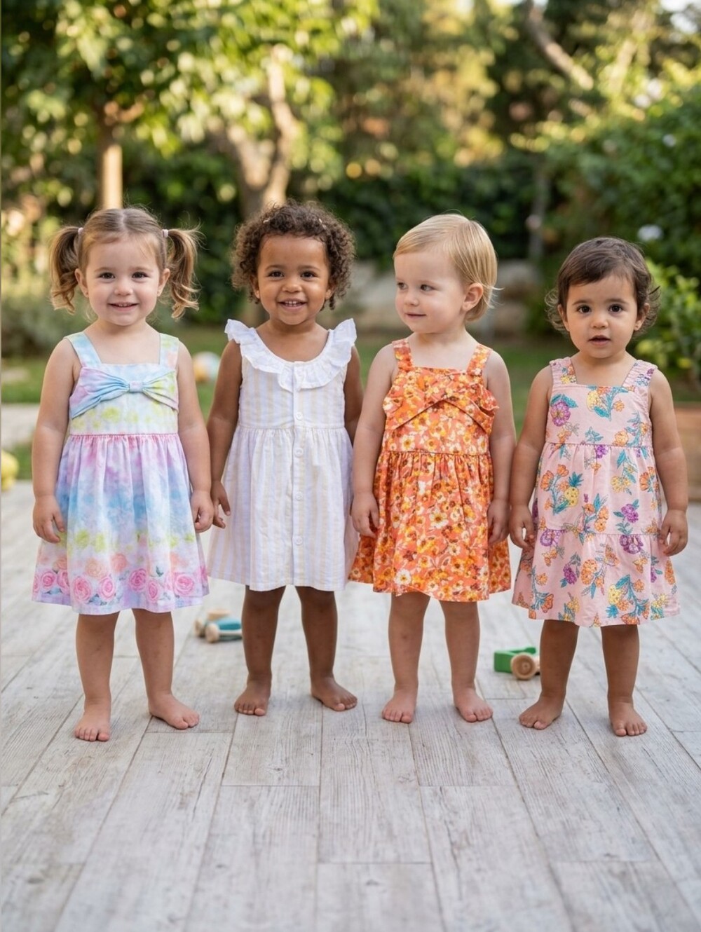 4-Pack Baby Girl Summer Dress Bundle Size 18M-2T Carter's Limonada Little Lass